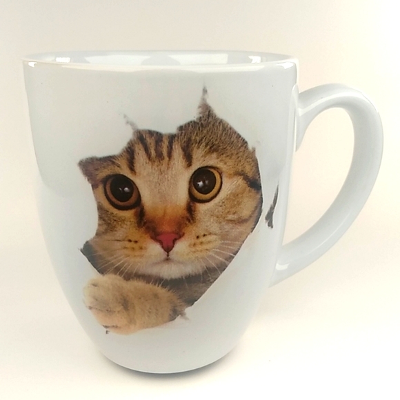 Kitty mug 20 Ounce Stoneware NWOT - Picture 7 of 7